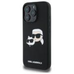 Karl Lagerfeld KLHMP16XSKCHPPLK iPhone 16 Pro Max 6.9" black hardcase Silicone Double Heads Pr - imagine 2