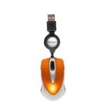 Verbatim Go Mini Optical Mouse USB-A 1000 dpi orange 49023 - imagine 2
