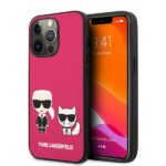 Karl Lagerfeld KLHCP13XPCUSKCP iPhone13 Pro Max 6,7" fuchsia hardcase Ikonik Karl & Choupette