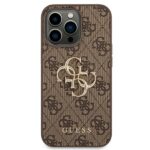 Guess GUHCP14X4GMGBR iPhone 14 Pro Max 6,7" brown hardcase 4G Big Metal Logo - imagine 3