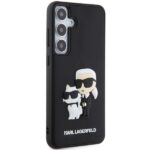 Karl Lagerfeld KLHCS24M3DRKCNK S24+ S926 black hardcase 3D Rubber Karl&Choupette - imagine 4