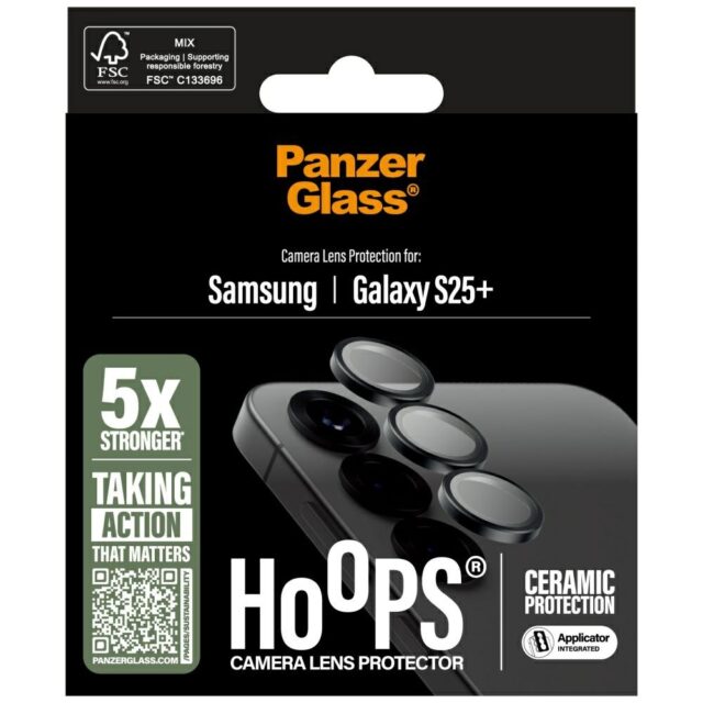 PanzerGlass Hoops Lens Protector for Samsung Galaxy S25+ ceramic - imagine 4