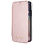 Guess GUFLBKPXIGLTRG iPhone X/Xs rose gold book Iridescent - imagine 2