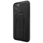 Diesel Grip Case Leather Look iPhone12/12 Pro czarny/black 42534 - imagine 4