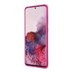 Guess GUHCS62LS4GFU S20 G980 fuchsia hard case Silicone 4G Tone On Tone - imagine 6