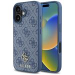 Case Guess HC PU 4G Small 4G and Classic for iPhone 16 MagSafe blue