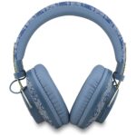 Headphones Guess Bluetooth ENC Metal 4G Logo blue - imagine 3