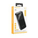 Borofone BJ17A Mike 20000mAh Black | Powerbank | Power bank, 2x USB - imagine 4