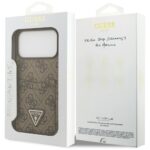 Case Guess 4G Double Card Triangle for iPhone 17 Pro Max brown - imagine 8