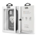 Karl Lagerfeld KLHCN58DLFKBK iPhone 11Pro black hard case Iconic Karl Glitter - imagine 7