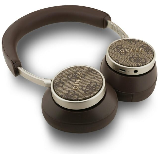Over-Ear Headphones Guess Bluetooth 4G Classic Logo brown - imagine 3