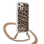 Guess GUHCP12LKCLEO iPhone 12 Pro Max 6,7" Leopard hardcase Gold Strap - imagine 4