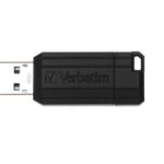 Verbatim USB-A 2.0 PinStripe Flash Drive 32GB black 49064 - imagine 2