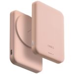 Powerbank UNIQ Lyden Lexa Magnetic       5000mAh PD USB-C MagSafe pink - imagine 2