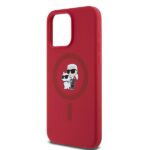 Karl Lagerfeld KLHMP15XSCMKCRHR iPhone 15 Pro Max 6.7" red hardcase Silicone Karl & Choupett - imagine 6