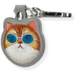 Case locator Nimmy Glasses Cool   Cat grey - imagine 3