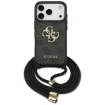 Case Guess 4G Big Logo Cord Stap         Crossbody for iPhone 17 Pro black