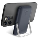 UNIQ Powerbank Hoveo 5000mAh USB-C 20W PD Fast charge Wireless Magnetic niebieski/storm blue - imagine 6