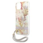 Guess GUHCP13SHFLSU iPhone 13 mini 5,4" purple hardcase Flower Strap - imagine 6