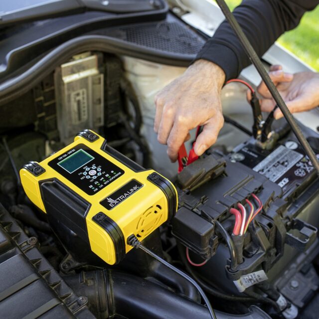 Extralink Shango Smart Battery Charger | Rectifier | 100 - 240VAC, 12V 12A, 24V 6A - imagine 8