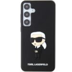 Karl Lagerfeld KLHCS24S3DRKINK S24 S921 black hardcase 3D Rubber Ikonik - imagine 3
