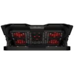 XTRIKE ME Laptop Cooling Pad with Built-in Phone Holder FN-813 Black - imagine 3