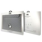 Karl Lagerfeld Sleeve KLCS14SAKHPCG 14" silver Saffiano Monogram Choupette - imagine 4