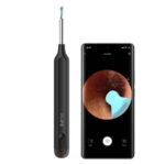 XLife X1+ Black Ear Cleaning Otoscope with Camera, 1080p - imagine 3