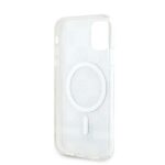 DKNY DKHMN61HCPTSE iPhone 11 / Xr 6.1 inch beige hardcase IML Checkered Mono Pattern & Printed Strip - imagine 7