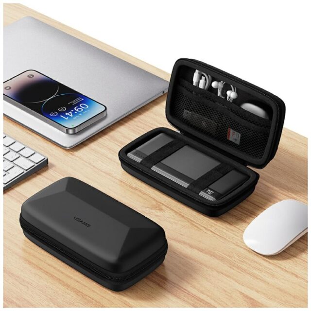 USAMS Series JX bag case for storage 6.7" black - imagine 4