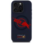 Case Red Bull HC Silicone ORBR20 Logo Red Lining for iPhone 15 Pro MagSafe navy blue - imagine 3