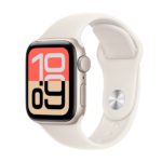 Watch Apple Watch SE 3 (2025) GPS 40mm Starlight Aluminium Case with Sport Band S/M - Starlight