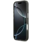 Karl Lagerfeld IML Glitter Karl & Choupette Sketch Logo MagSafe Case for iPhone 17 Black - imagine 5