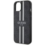 Guess GUHMP14MP4RPSK iPhone 14 Plus / 15 Plus 6.7" black hardcase 4G Printed Stripes MagSafe - imagine 6