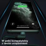 USAMS Braided Rotating Cable U60 2A Lightning black 1m SJ476USB01 (US-SJ476) - imagine 7