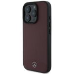 Mercedes MEHMP16L23RBARR iPhone16 Pro 6.3" czerwony/red hardcase Textured And Plain Leather MagSafe - imagine 2