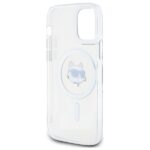 Karl Lagerfeld KLHMP12MHLSCHH iPhone 12  / 12 Pro 6.1" white hardcase IML Metal Choupette Head - imagine 7