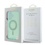 Guess GUHMP16SPFTDTEN iPhone 16 6.1" green hardcase IML Rhinestones MagSafe - imagine 8