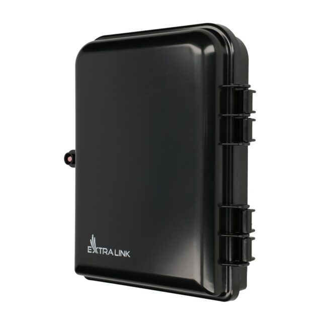 Extralink Eliza | Fiber optic terminal box | 16 core, black - imagine 4