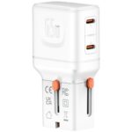 Travel charger 4smarts World Travel Adapter Nomad Pocket 65W white - imagine 5