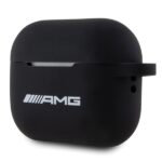 AMG AMAP2RBK AirPods Pro 2 (2022/2023) cover black Silicone with White Logo - imagine 3