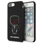Karl Lagerfeld KLHCI8LSLKCBK  iPhone 7/8Plus hardcase black Silicone Karl Iconic