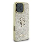Guess GUHCP16LHG4SGD iPhone 16 Pro 6.3"gold hardcase Fixed Glitter Big 4G - imagine 4