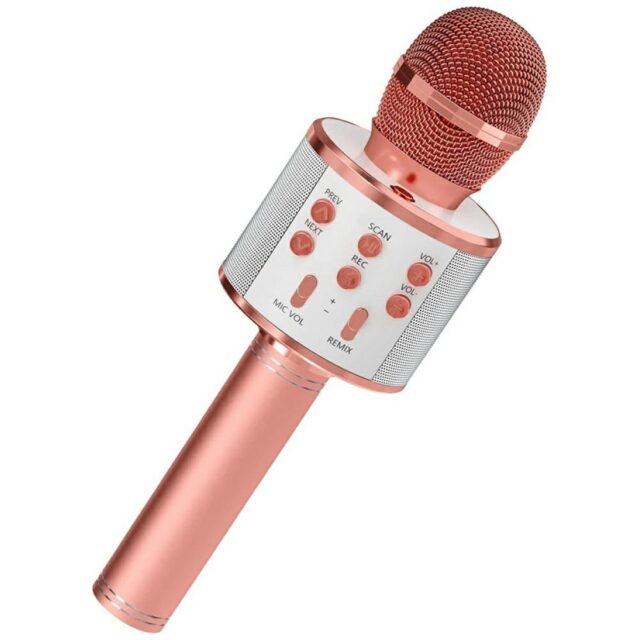 Karaoke microphone MajesticLine pink - imagine 2