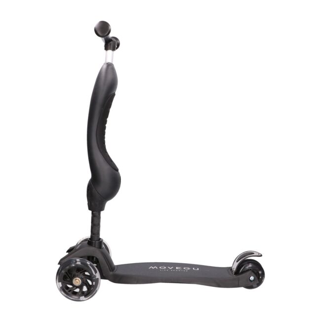 Extralink Kids Scooter Boss Ride Black - Children's Balance Bike - imagine 6