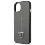 Guess GUHCP13SPSATLG iPhone 13 mini 5,4" silver hardcase SaffianoTriangle Logo - imagine 6