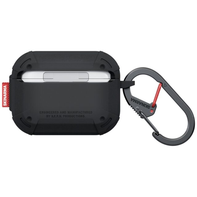 Case Skinarma Mecha LE for AirPods Pro 3 black - imagine 3