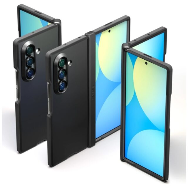 Case Spigen Tough Armor Pro Mag MagSafe for Samsung Galaxy Z Fold7 black - imagine 6