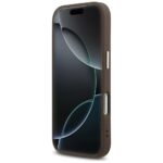 Case Guess 4G Triangle Logo MagSafe for iPhone 17 Pro brown gold - imagine 5