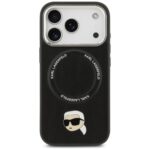 Karl Lagerfeld Karl Pin MagSafe Case for iPhone 17 Pro Max Black - imagine 3